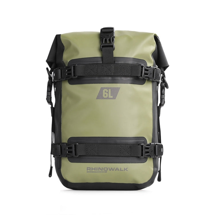 Rhinowalk MT2206 6L Water-resistant Motorcycle Bumper Bag Outdoor Riding Bag(Green)