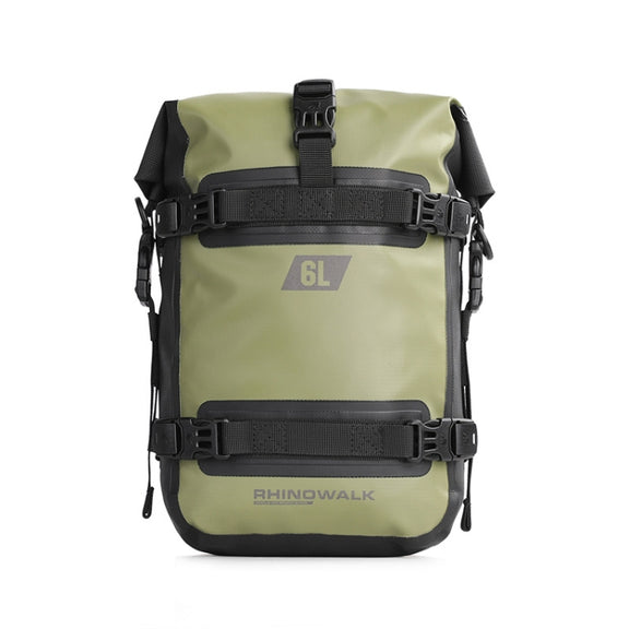 Rhinowalk MT2206 6L Water-resistant Motorcycle Bumper Bag Outdoor Riding Bag(Green)