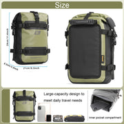 Rhinowalk MT2206 6L Water-resistant Motorcycle Bumper Bag Outdoor Riding Bag(Green)