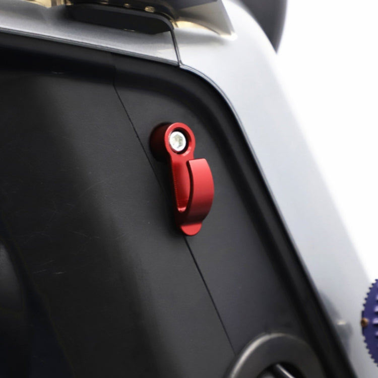 2pcs Motorcycle Modified Helmet Hook Scooter Side Storage Hook(Black)