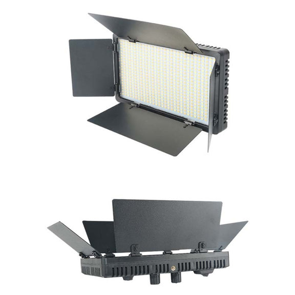 E600 RGB Color 40W 3200K-5600K LED Flat Panel Lights Live Broadcast Fill Light,EU Plug