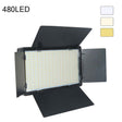 E600 3-color Temperature 40W 3200K-5600K LED Flat Panel Lights Live Broadcast Fill Light,EU Plug -  by PMC TechLife | Online Shopping South Africa | PMC TechLife | Buy Now Pay Later Mobicred