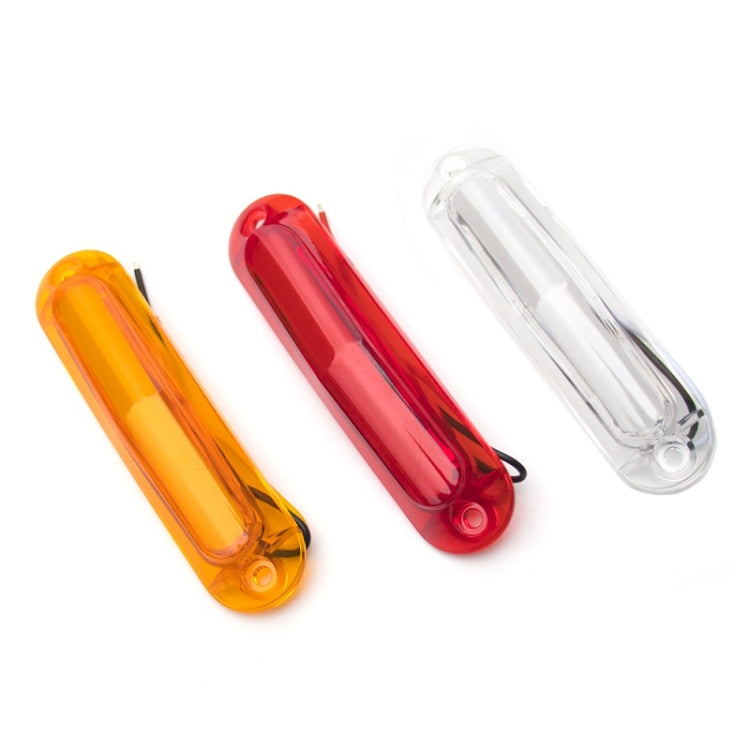 4pcs MK-162 6LED Light Guide Side Light 10-30V Trailer Side Tail Light(Red)