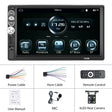 A3061 7 Inches MP5 Bluetooth Player Universal Wired CarPlay Reversing Image Integrated, Style: Standard+4 Lights Camera - Car MP3 & MP4 & MP5 by PMC TechLife | Online Shopping South Africa | PMC TechLife | Buy Now Pay Later Mobicred