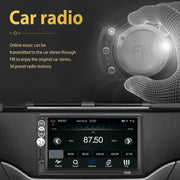 A3061 7 Inches MP5 Bluetooth Player Universal Wired CarPlay Reversing Image Integrated, Style: Standard+4 Lights Camera