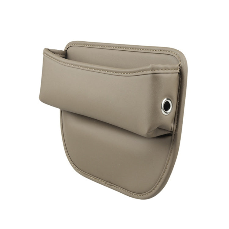 Multifunctional Car Seat Crevice Storage Box, Pattern: No Logo(Beige)