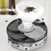 S008 Automatic Fly Killer Silent USB Household Fly Trap, Spec: USB Type (Black)