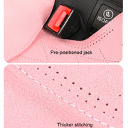 Flip-fur Car Cushion Breathable Ventilation Cushion for Four Seasons, Style: Front Cushion(Red)