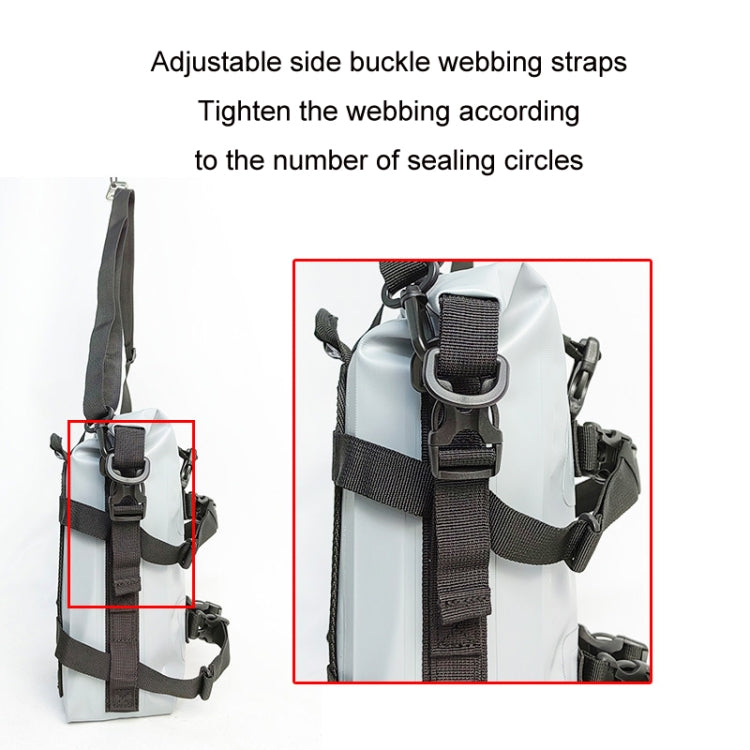 LONGHIKER Motorcycle Quick Release Water-resistant Bumper Side Bag(Black)