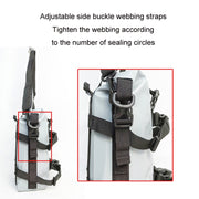 LONGHIKER Motorcycle Quick Release Water-resistant Bumper Side Bag(Black)