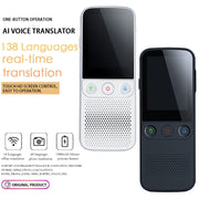T10Pro Wifi Artificial Intelligence Photo / Recording Translating Machine Supports 138 Languages(White)