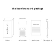 T10Pro Wifi Artificial Intelligence Photo / Recording Translating Machine Supports 138 Languages(White)