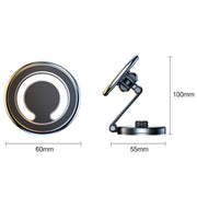 D27 Car Magnetic Telescopic Folding Navigation Mobile Phone Holder(Black)