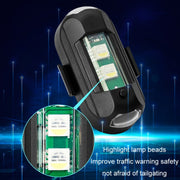 Vibration Remote Control Induction Motorcycle Wireless Strong Magnetic Warning Flash Light, Specification: 2 Light +1 RC