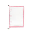 B5 9 Rings Loose-leaf Journal Clear PVC Cover Zipper Planner Notebook Without Inner Pages(Pink) - Notebooks by PMc TechLife | Online Shopping South Africa | PMc TechLife | Buy Now Pay Later Mobicred