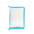 B5 9 Rings Loose-leaf Journal Clear PVC Cover Zipper Planner Notebook Without Inner Pages(Sky Blue) - free shipping - PMc TechLife - Order now!