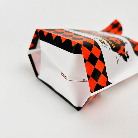 50pcs /Pack Halloween Packaging Bags Candy Snacks Treat Bags, Size: 13.5x22cm(Spider Pumpkin)