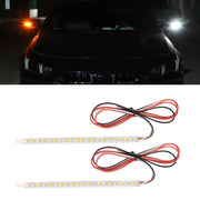 Car Rearview Mirror Decoration LED Streamer Turn Signal, Length��� 19cm A Pair