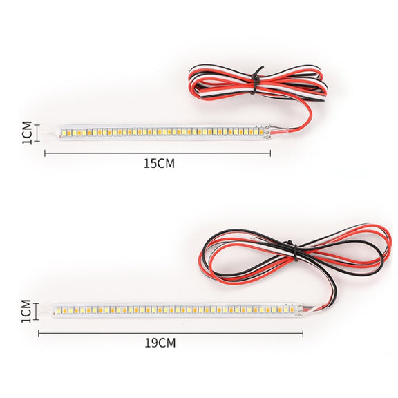 Car Rearview Mirror Decoration LED Streamer Turn Signal, Length��� 19cm A Pair