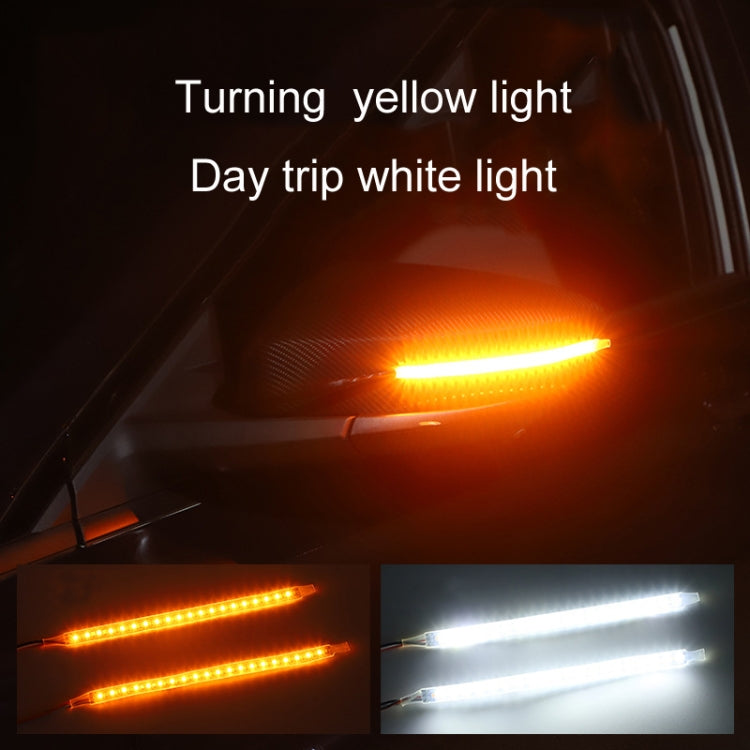 Car Rearview Mirror Decoration LED Streamer Turn Signal, Length��� 19cm A Pair