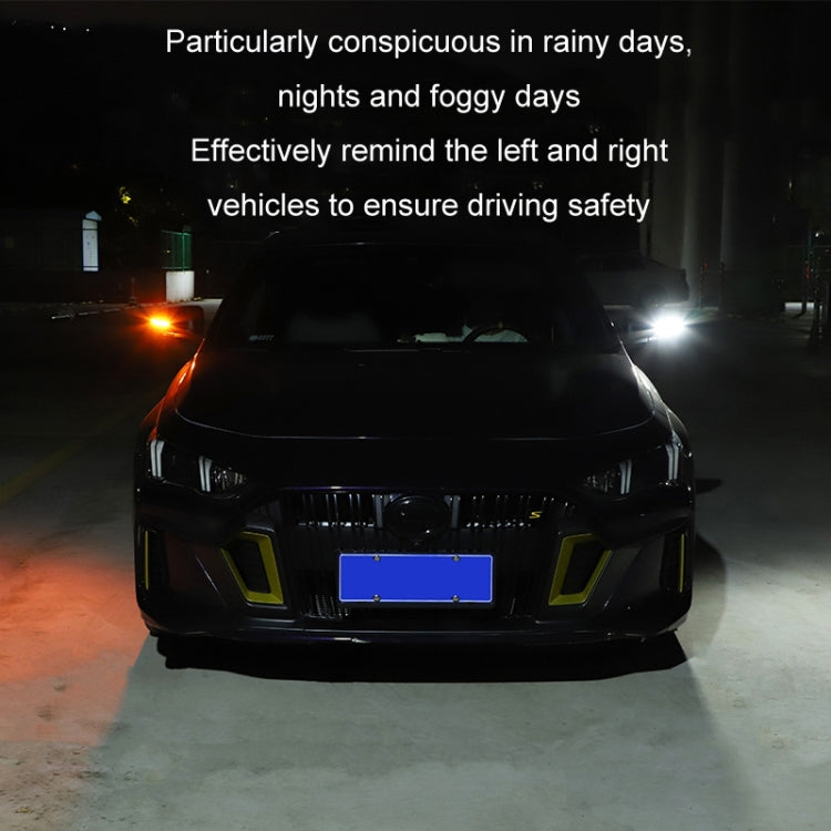 Car Rearview Mirror Decoration LED Streamer Turn Signal, Length��� 19cm A Pair