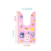 1bag Candy Packaging Bags Baking Biscuit Gift Bags 13.5x22cm(Fresh Flower)