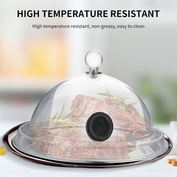 Cocktail Acrylic Smoker Hood Kitchen Cooking Hood(Transparent)