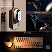 2700-6500K LED Bedside Table Lamp Eye Protection Magnetic Suction Night Light Wall Lamp(White)