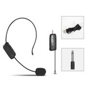 One For One UHF Wireless Headset Microphone Lavalier Headset Amplifier