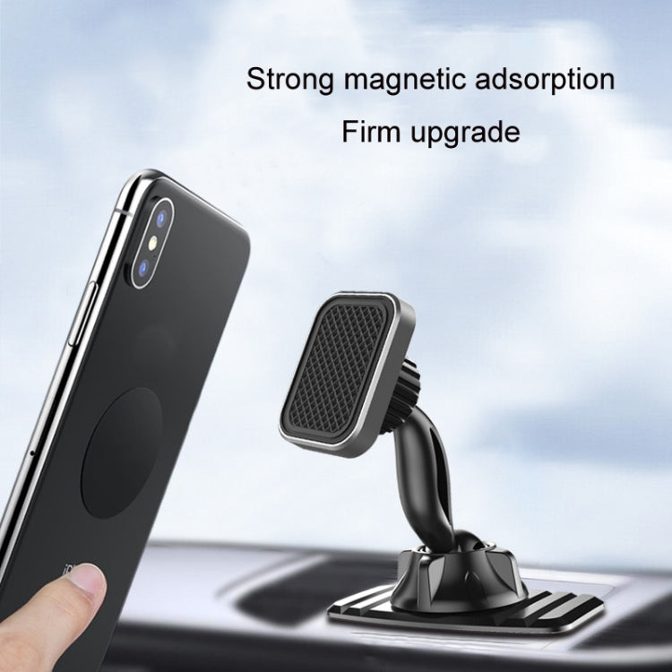 Car Center Console Paste Magnetic Mobile Phone Holder(Black)