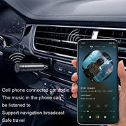 M416 Car Bluetooth Receiver Player Audio Receiver Adapter AUX Converter(Silver)