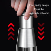 Press Kitchen Cutter Garlic Onion Pat Knife, Specification: Stainless Steel Black