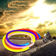TF-1795 18m/roll Motorcycle Modification Accessories Colorful Gasoline Pipe(Red)