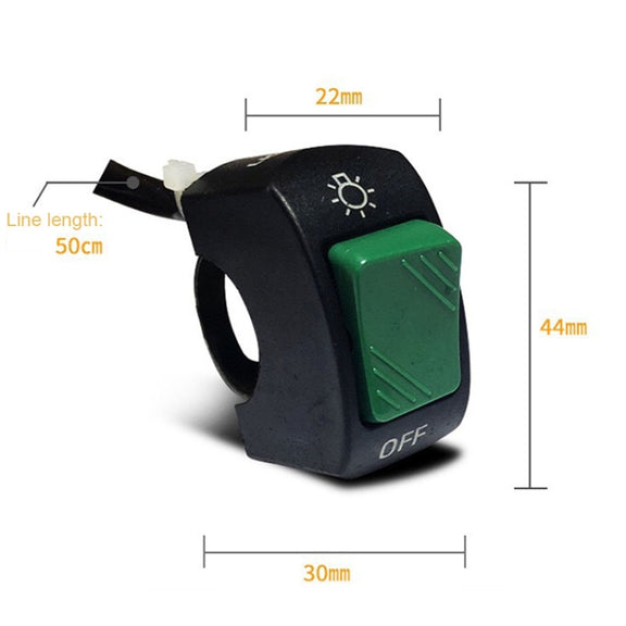 TF-1796 Electric Motorcycle Retrofit Accessories Double Flash Warning Light Switch(Random Color Delivery)
