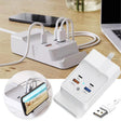 PD 20W Dual USB-C / Type-C + Dual USB 4-Port Fast Charging Hub For Smartphone Tablet USB Plug - Multifunction Charger by PMC TechLife | Online Shopping South Africa | PMC TechLife | Buy Now Pay Later Mobicred