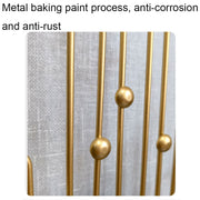 YX0801 Simple Art Living Room Background Wall Decoration Clock Mute Wall Clock, Color: 60cm Gold