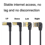 Straight Head 1m Cat 8 10G Transmission RJ45 Male To Female Computer Network Cable Extension Cable(Black)