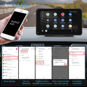 A3135 7 Inches HD Wired Smart Screen With Wireless CarPlay + Android Auto + Android Without Camera