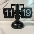HY-F001 Auto-turning Balance-shaped Clock Home Decorative Flop Clock, Spec: Single (Full Black) - Novelty Clock by PMc TechLife | Online Shopping South Africa | PMc TechLife | Buy Now Pay Later Mobicred