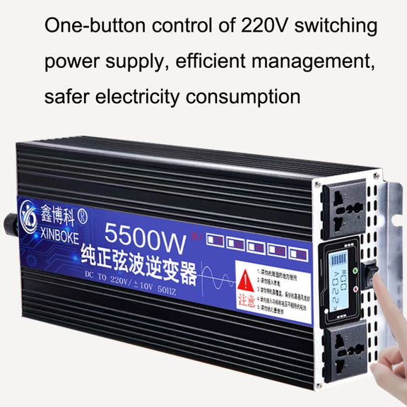 XINBOKE High Power Household Car Sine Wave Inverter 24V 2000W To 220V 1000W(Single Display)