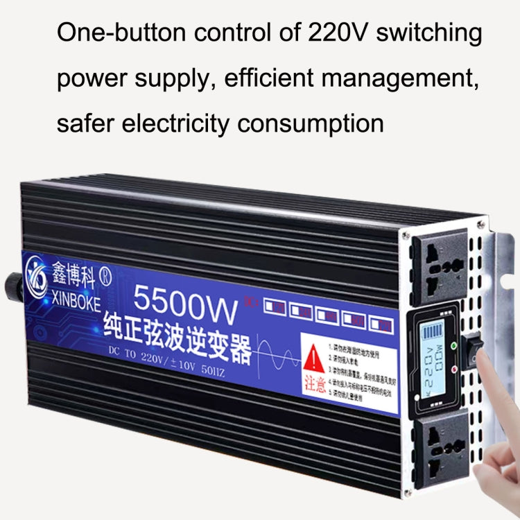 XINBOKE High Power Household Car Sine Wave Inverter 72V 2000W To 220V 1000W(Single Display)