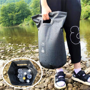 Outdoor Folding Bucket Convenient Camping Picnic Fishing Barrel, Capacity: 20L