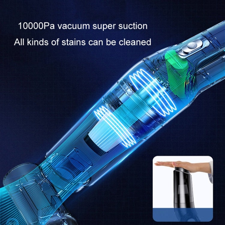 Car Wireless Charging High Power Handheld Vacuum Cleaner Black Standard