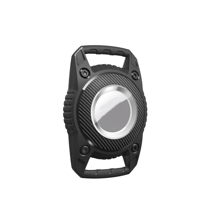 For AirTag Protective Case Three-proof All-inclusive IPX7 Water-resistant Locator Cover(Black)