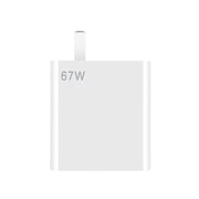 For Xiaomi 11 Pro/11 Ultra Flash Charging Effect Universal 67W USB Charger US Plug, Style: Charger(White)