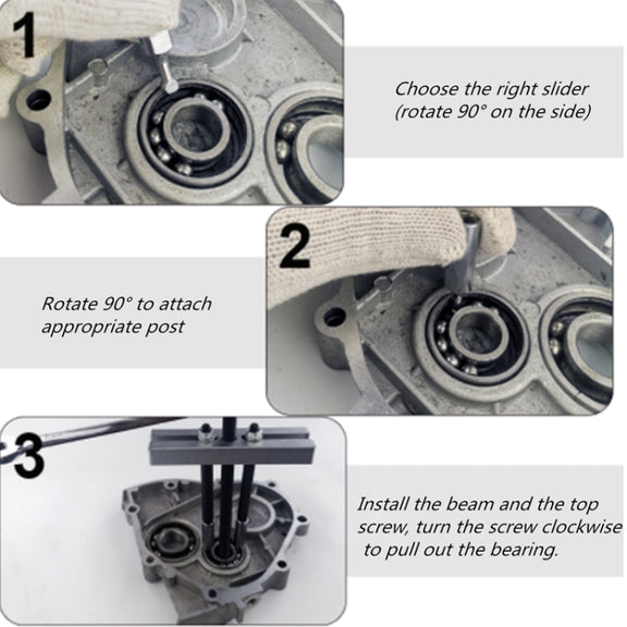 BL1240 13pcs/set Plug-in Bearing Puller Small Bearing Removal Tool
