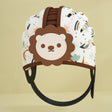 Soft Baby Helmet Safety Hat Toddler Anti-collision Protective Hat for Baby Walking(Lion Brown) - Safety Equipment by PMC TechLife | Online Shopping South Africa | PMC TechLife | Buy Now Pay Later Mobicred