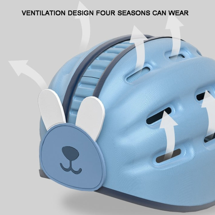 Soft Baby Helmet Safety Hat Toddler Anti-collision Protective Hat for Baby Walking(Lion Brown)