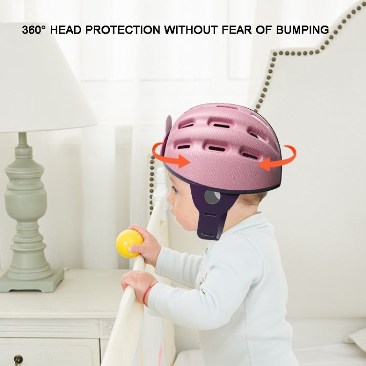 Soft Baby Helmet Safety Hat Toddler Anti-collision Protective Hat for Baby Walking(Lion Brown)