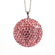 Car Diamond Crystal Ball Rearview Mirror Decoration Pendant(Pink) - free shipping - PMC TechLife - Order now!